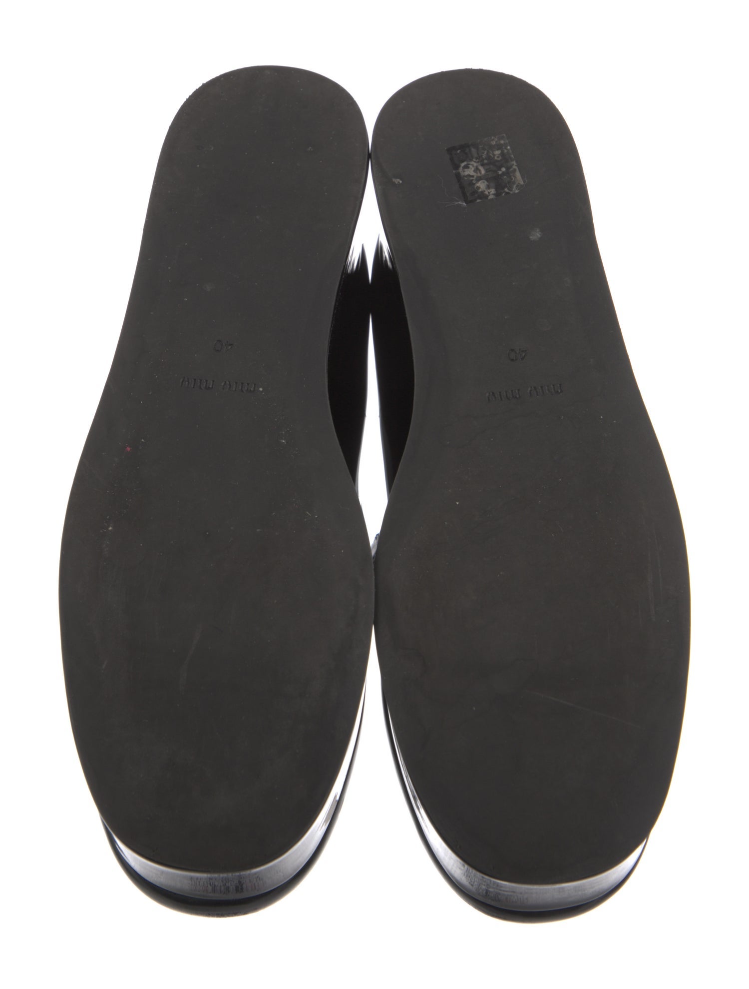 Miu Miu Patent Leather Mary Jane Flats